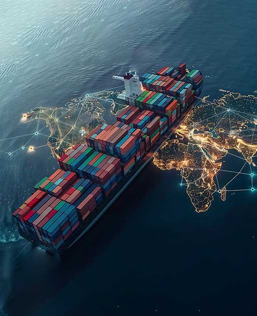 global logistics network concept