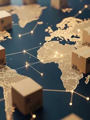 global logistics network concept